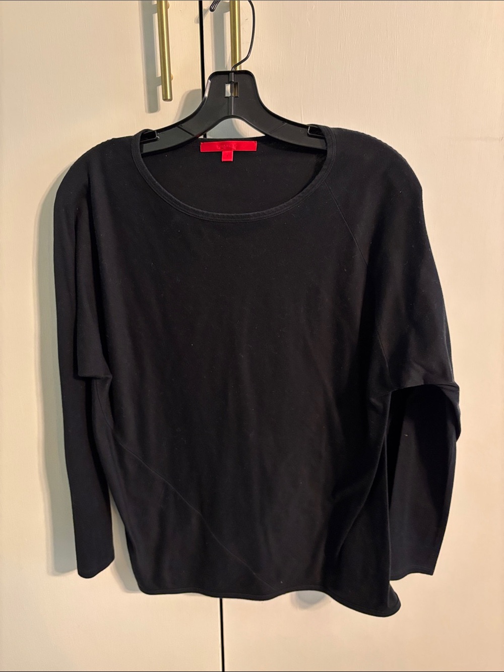 Women's Black Crewneck Tee